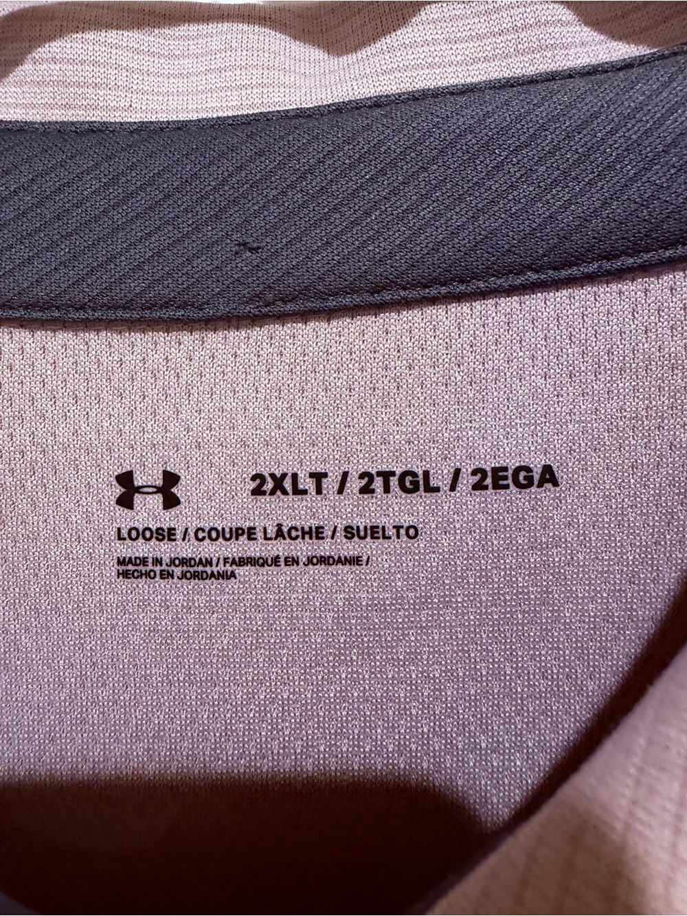 Under Armour Men’s Polo Shirt - Light Lavender - Picture 4 of 4